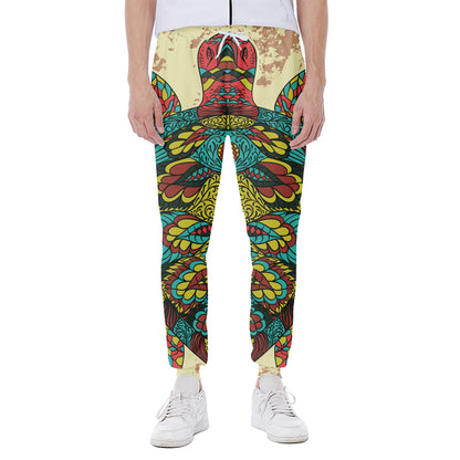 Native Bohemian Sea Turtle Print Scuba Joggers