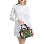 Native Bohemian Sea Turtle Print Shoulder Handbag