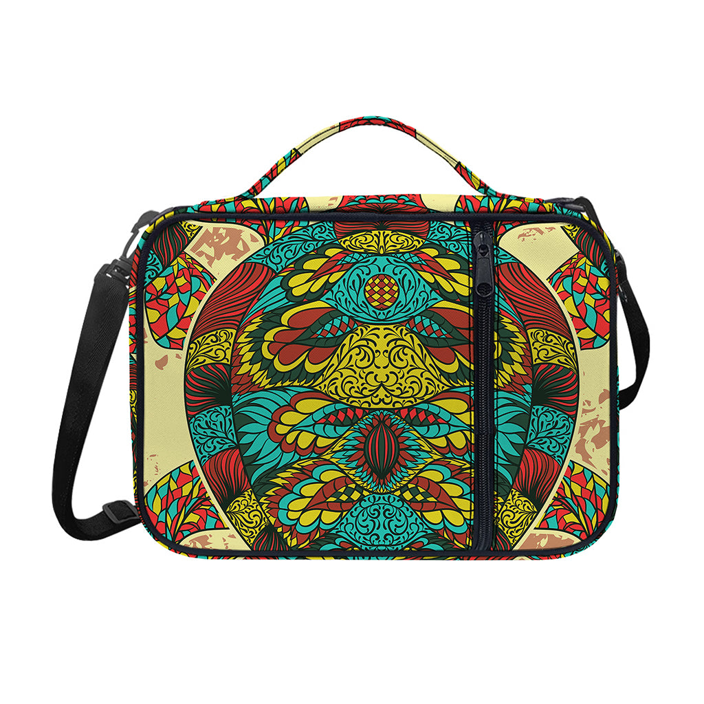 Native Bohemian Sea Turtle Print Shoulder Strap Bible Bag