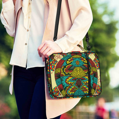 Native Bohemian Sea Turtle Print Shoulder Strap Bible Bag