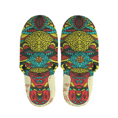 Native Bohemian Sea Turtle Print Slippers