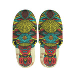 Native Bohemian Sea Turtle Print Slippers