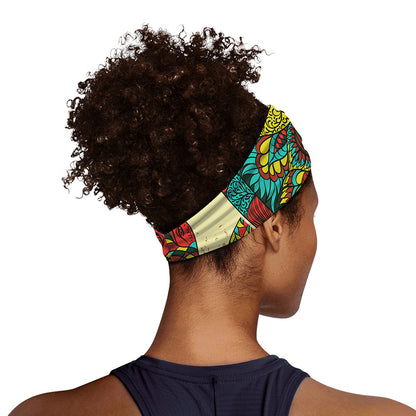 Native Bohemian Sea Turtle Print Sports Headband