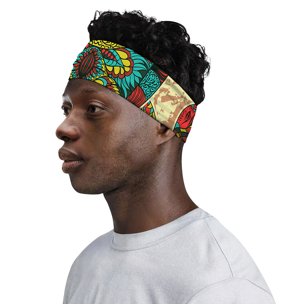 Native Bohemian Sea Turtle Print Sports Headband