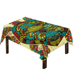 Native Bohemian Sea Turtle Print Tablecloth