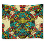 Native Bohemian Sea Turtle Print Tapestry