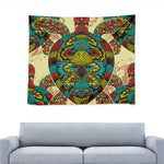 Native Bohemian Sea Turtle Print Tapestry
