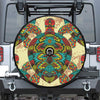 Native Bohemian Sea Turtle Print Tire Cover With Camera Hole