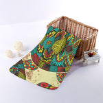Native Bohemian Sea Turtle Print Towel