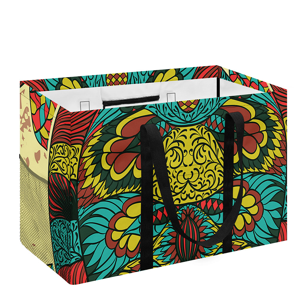 Native Bohemian Sea Turtle Print Utility Tote Bag