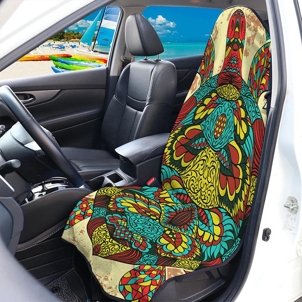 Native Bohemian Sea Turtle Print Waterproof Car Seat Cover