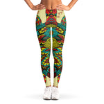 Native Bohemian Sea Turtle Print Women's Leggings