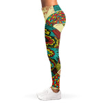 Native Bohemian Sea Turtle Print Women's Leggings