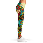 Native Bohemian Sea Turtle Print Women's Leggings