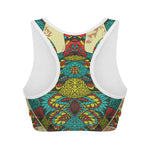 Native Bohemian Sea Turtle Print Women's Sports Bra