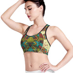 Native Bohemian Sea Turtle Print Women's Sports Bra