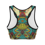 Native Bohemian Sea Turtle Print Women's Sports Bra