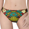 Native Bohemian Sea Turtle Print Women's Thong