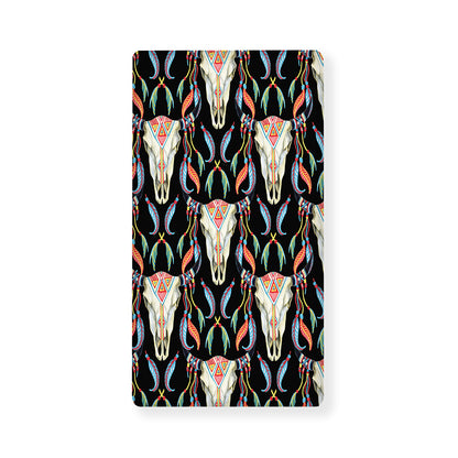 Native Buffalo Pattern Print Baby Crib Sheet