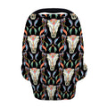 Native Buffalo Pattern Print Baby Seat Cover