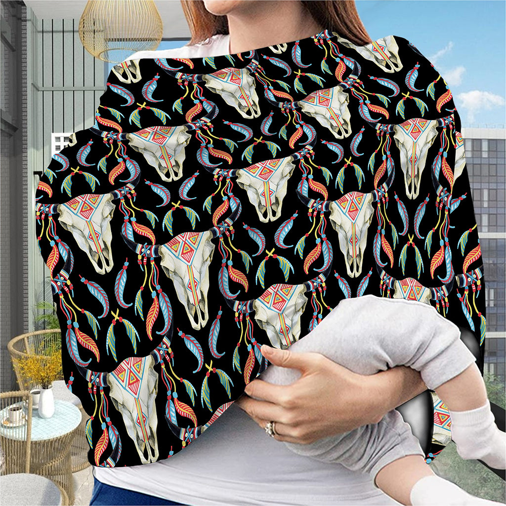 Native Buffalo Pattern Print Baby Seat Cover