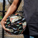 Native Buffalo Pattern Print Basketball