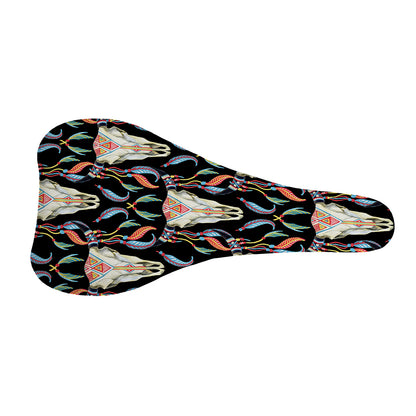 Native Buffalo Pattern Print Bicycle Seat Cover