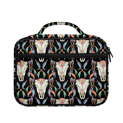 Native Buffalo Pattern Print Briefcase Bible Bag