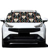 Native Buffalo Pattern Print Car Windshield Snow Cover