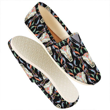Native Buffalo Pattern Print Casual Shoes