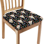 Native Buffalo Pattern Print Chair Cushion Cover