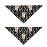 Native Buffalo Pattern Print Dog Bandana