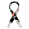 Native Buffalo Pattern Print Dog Seat Belt