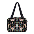 Native Buffalo Pattern Print Double Strap Bible Bag