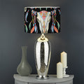 Native Buffalo Pattern Print Drum Lamp Shade