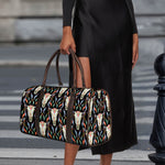 Native Buffalo Pattern Print Duffle Bag