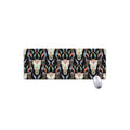 Native Buffalo Pattern Print Extended Mouse Pad