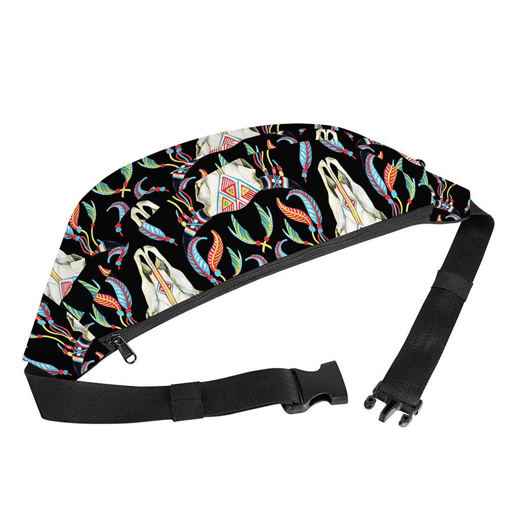 Native Buffalo Pattern Print Fanny Pack