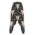 Native Buffalo Pattern Print Hammer Pants