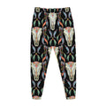 Native Buffalo Pattern Print Jogger Pants
