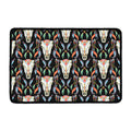 Native Buffalo Pattern Print Kitchen Mat
