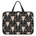Native Buffalo Pattern Print Laptop Sleeve With Handle