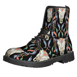 Native Buffalo Pattern Print Backpack