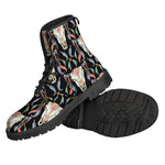 Native Buffalo Pattern Print Backpack