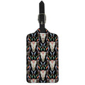 Native Buffalo Pattern Print Luggage Tag