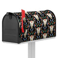 Native Buffalo Pattern Print Mailbox Cover