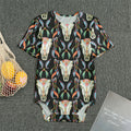 Native Buffalo Pattern Print Men's Bodysuit