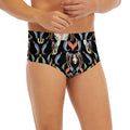 Native Buffalo Pattern Print Men's Briefs