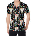 Native Buffalo Pattern Print Men's Shirt