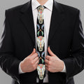 Native Buffalo Pattern Print Necktie